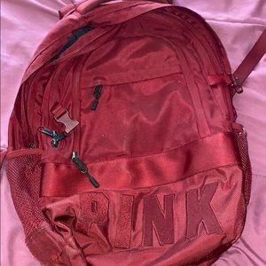 Burgundy Pink Backpack